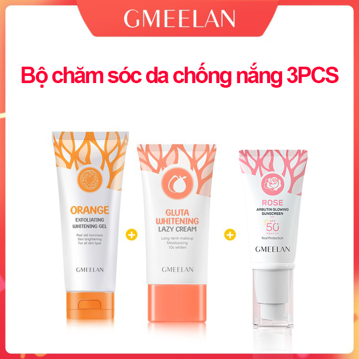 GMEELAN Kol khuyên bạn nên Kem Chống Nắng SFP50 +++ Tẩy tế bào chết làm trắng da