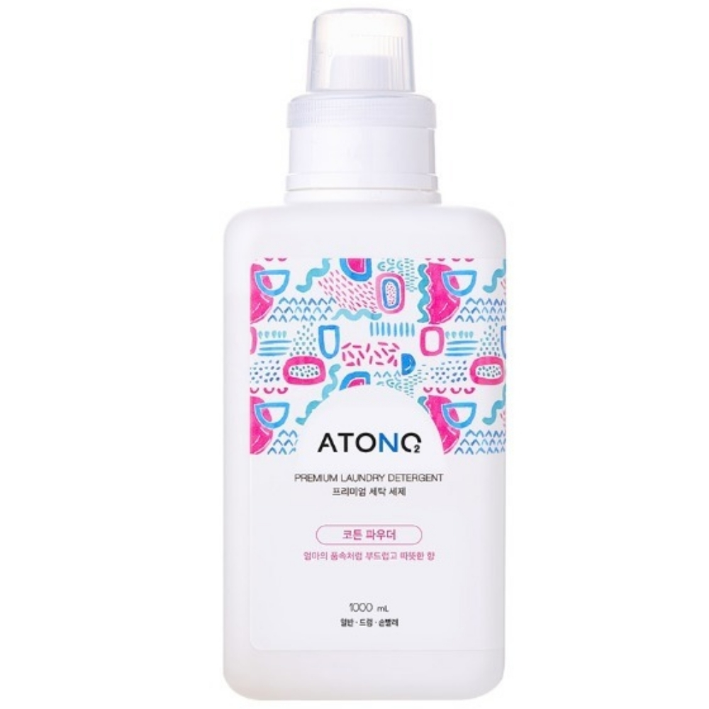 Nước Giặt Atono2 Thuần Chay Hương Cotton Powder Túi/Chai 1L An Toàn Cho Làn Da Bé - Bibomart