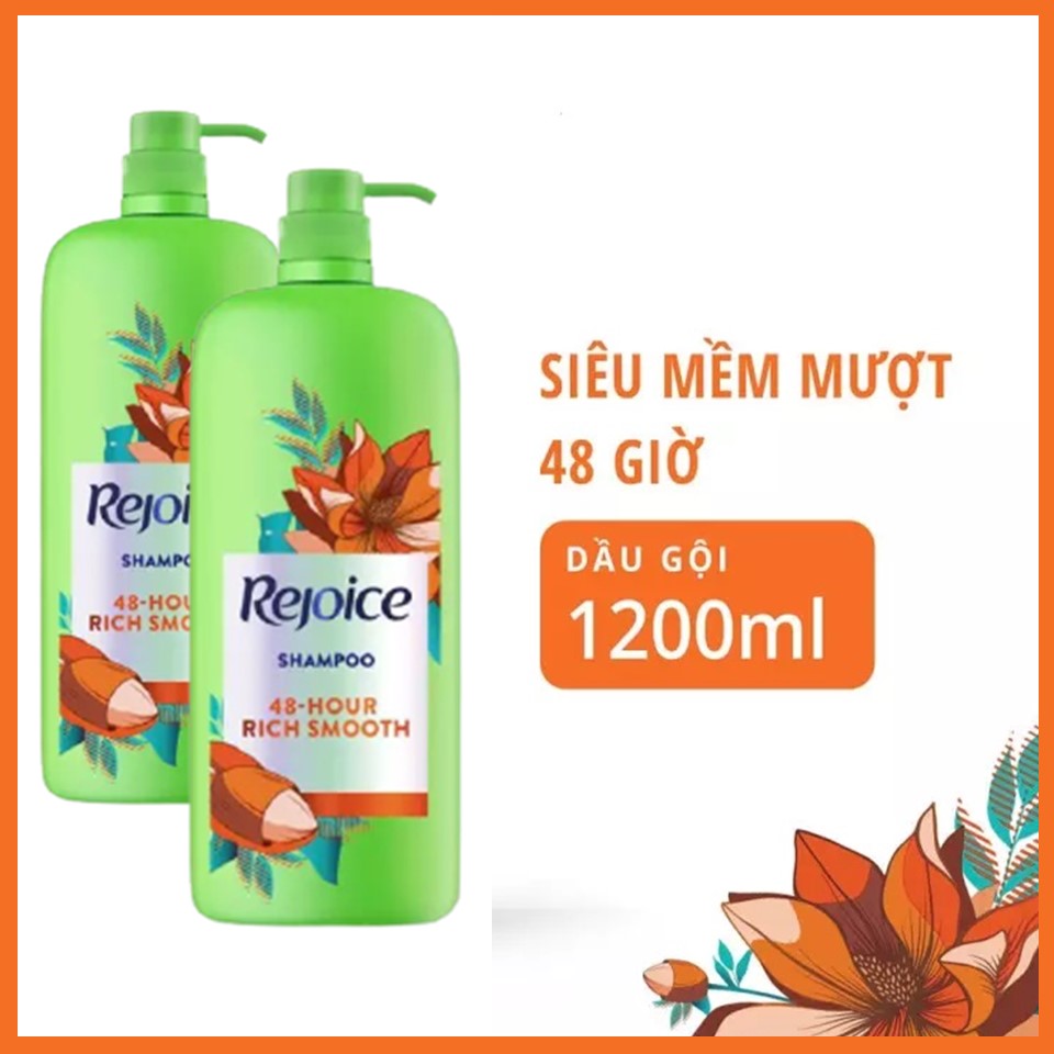 [HCM]COMBO 2 Chai Dầu gội Rejoice Siêu mượt 1200ml