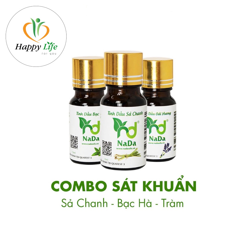 [Combo] 3 Tinh Dầu Sát Khuẩn Nada