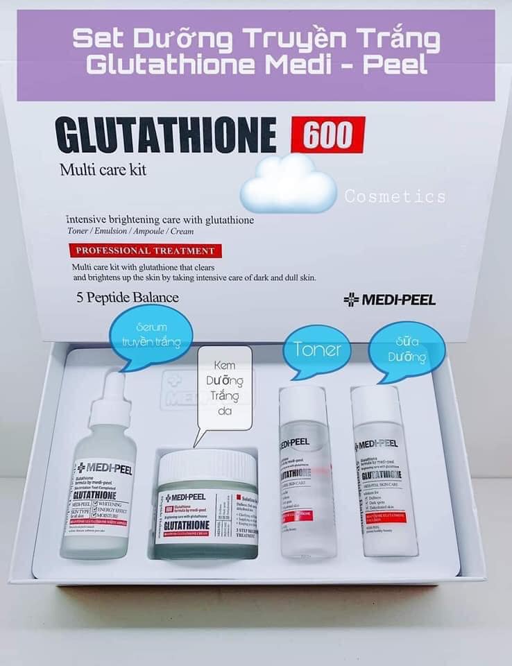 Set Dưỡng Truyền Trắng Medipeel Gluthione 600