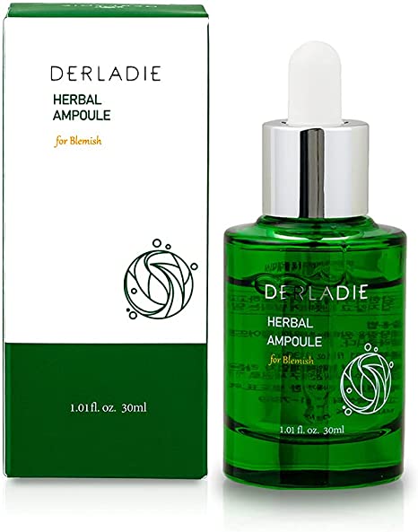 [Giải Pháp Trị Mụn Trong 14 Ngày] Tinh Chất Thảo Dược Trị Mụn Derladie Herbal Ampoule For Blemish 30ml