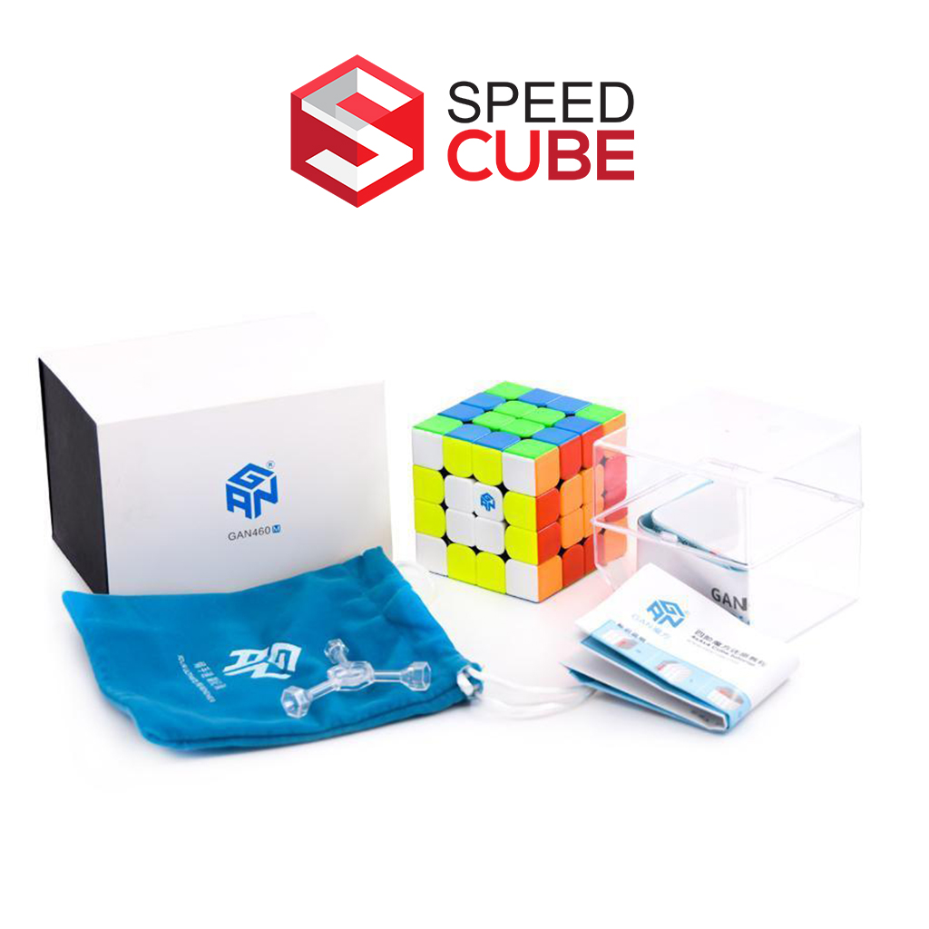 Rubik 4x4 GAN 460 M Nam Châm Rubic 4 Tầng Chính Hãng Gan - Shop Speed Cube
