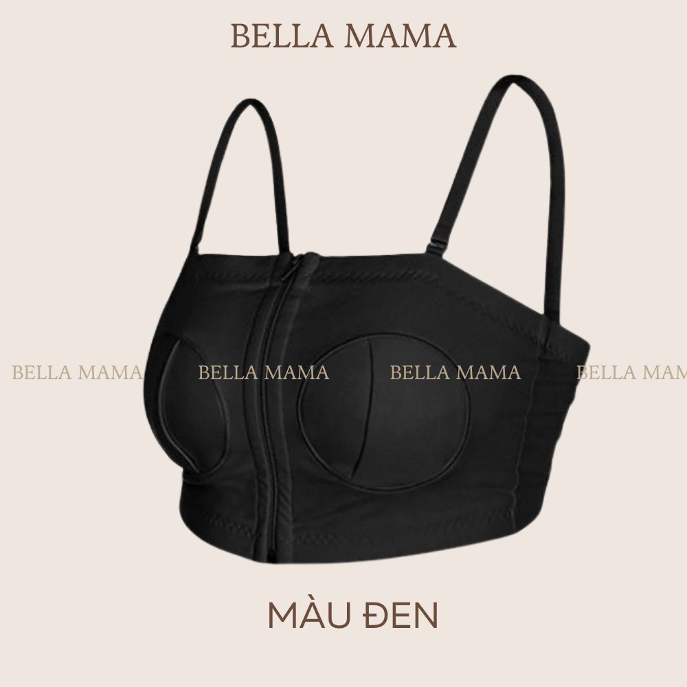Áo Hút Sữa Rảnh Tay Áo Vắt Sữa Có Dây Tặng Kèm Chất Liệu Cotton Sandex Loại 1 Bella Mama A07 - KAWAII BABY - KB