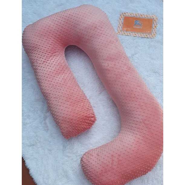 GỐI BẦU CHỮ J VÀ CHỮ U HÀNG CAO CẤP (vải nhung oganic 3D mát xa ) tặng tặng thêm bông dự phòng