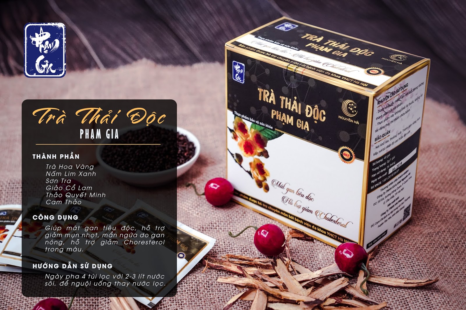 Trà Thải Độc Phạm Gia Gold 3+