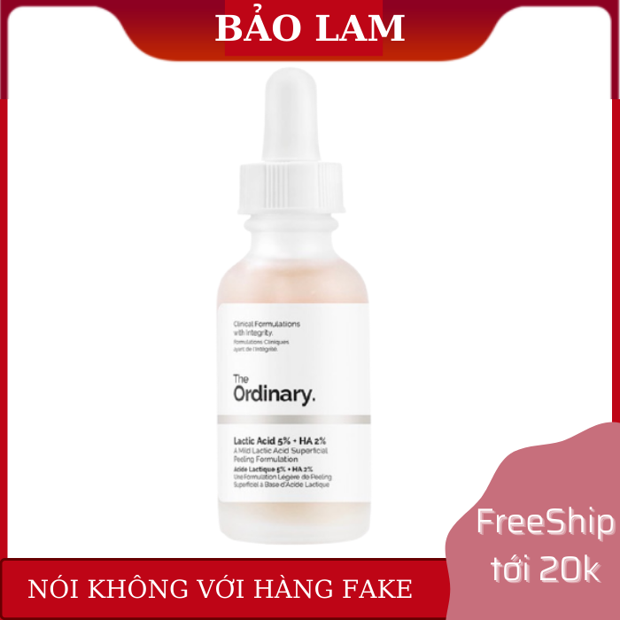 [HCM]The Ordinary Lactic Acid 5% + HA – Serum Làm Sáng Đều Màu Da