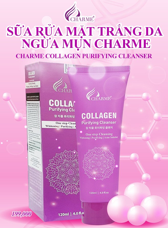 Sữa Rửa Mặt Collagens - Purifyings - Cleansers Han Quoc 120Ml