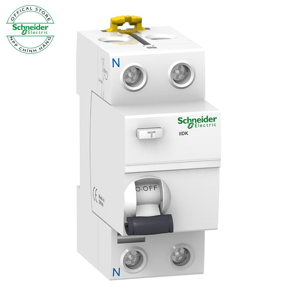 Át Chống Giật - Acti9 iID RCCB - 2P - 63A 30mA - 240VAC RCCB Chống Giật Schneider A9R71225 A9R71263 