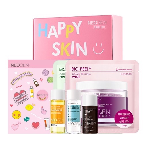 [Hcm]Set Mini 5 Sản Phẩm Best Seller Neogen Trial Kit (Vitamin C Serum + Nước Thần + Nước Tẩy Trang+ Pad Tẩy Da Chết)