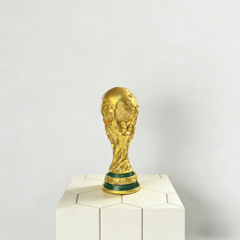 Mô hình cúp World Cup Hercules bằng nhựa resin vật trang trí lưu niệm dành cho người hâm mộ bóng đá ở Mỹ Canada và Mexico. 0520x