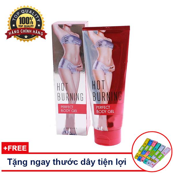 [Hcm]Gel Tan Mỡ Bụng Missha Hot Burning Perfect Body - Tặng Kèm Thước Dây