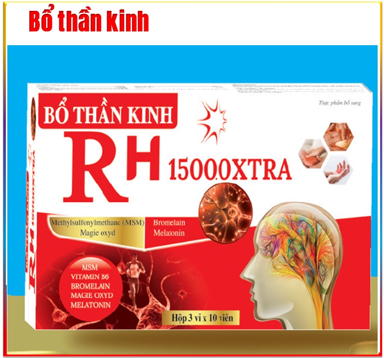 Viên uống Bổ Thần Kinh ROH 15000 Extra giảm đau dây thần kinh ngoại biên đau vai gáy tê bì chân tay-