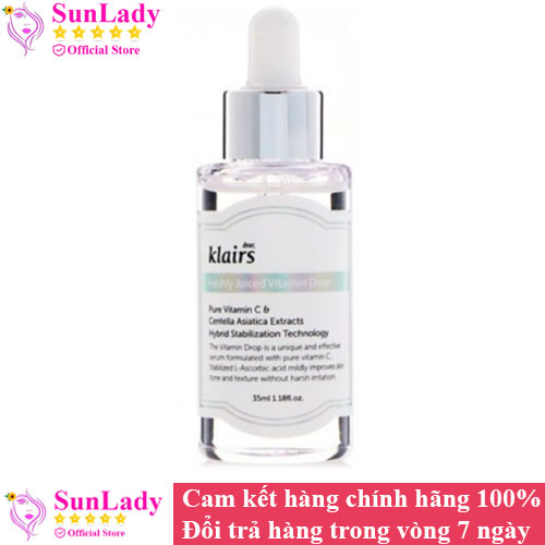 Tinh Chất Dear Klairs Dưỡng Sáng Và Trẻ Hóa Da Freshly Juiced Vitamin Drop 35ml