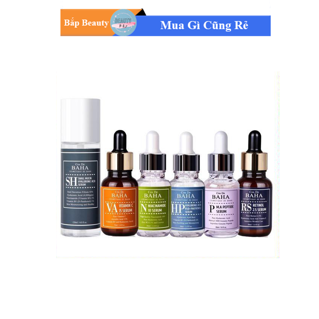 [Hcm]Serum Cos De Baha Dưỡng Trắng Căng Bóng Da (5 Màu Lựa Chọn)