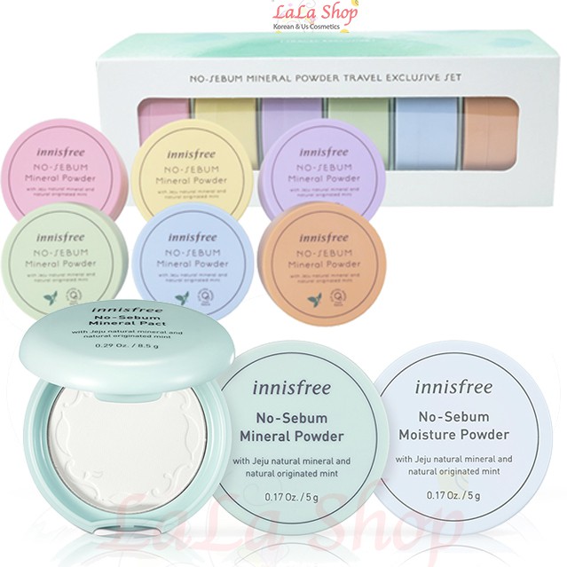 Phấn phủ Innisfree kiềm dầu No Sebum