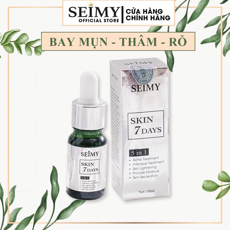 [Hcm]Serum Giảm Mụn Thâm Rỗ Seimy - Serum Skin 7 Days - Khắc Tinh Diệt Sạch Mụn Đánh Bay Hiệu Quả Sau 7 - 14 Ngày