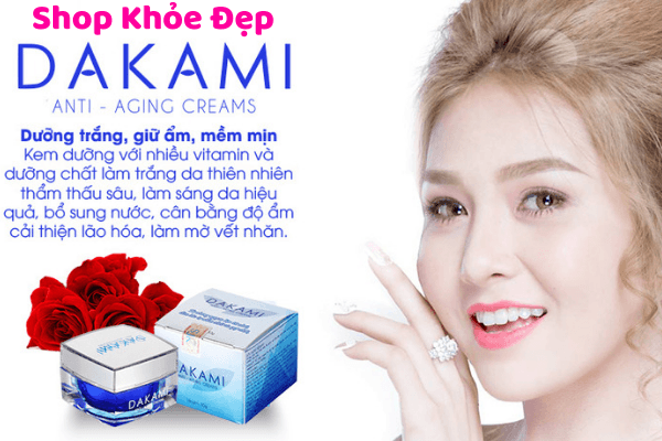 Kem dưỡng da cao cấp Dakami Dưỡng trắng da chống lão hóa toàn diện