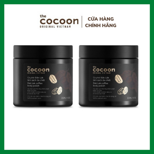 Tẩy Da Chết Cà Phê Cơ Thể Cocoon Làm Sạch Body Giúp Da Mịn Màng 200Ml 1 Hũcombo 2 Hũ - Cc09