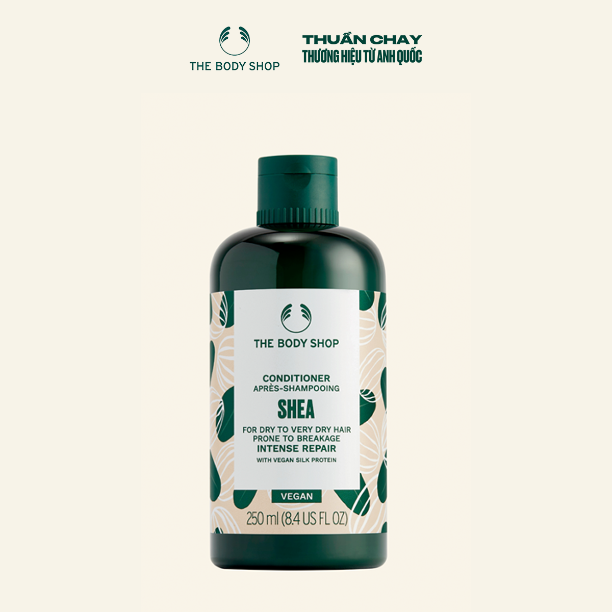 Dầu Xả Bơ Hạt Mỡ SHEA BUTTER RICHLY REPLENISHING CONDITIONER 250ML The Body Shop