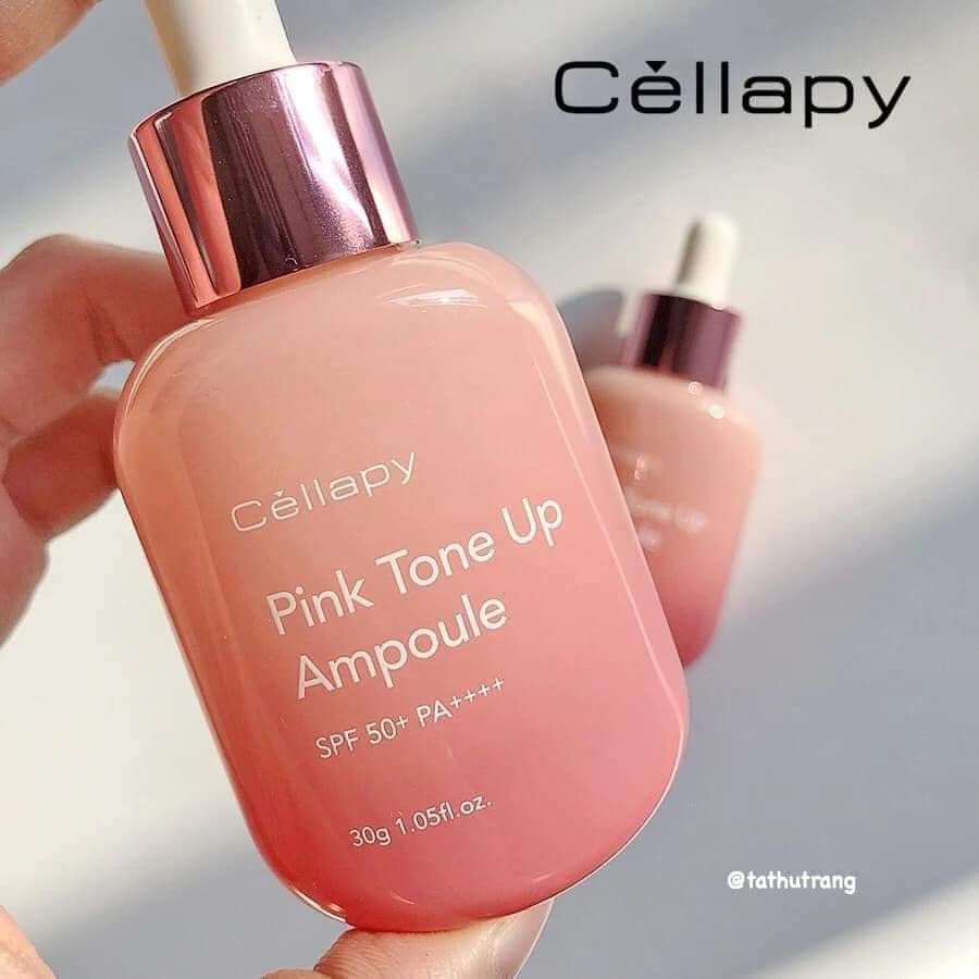 Serum Nâng Tông Cellapy Pink Tone Up Ampoule Tc Spf535+ Pa++++