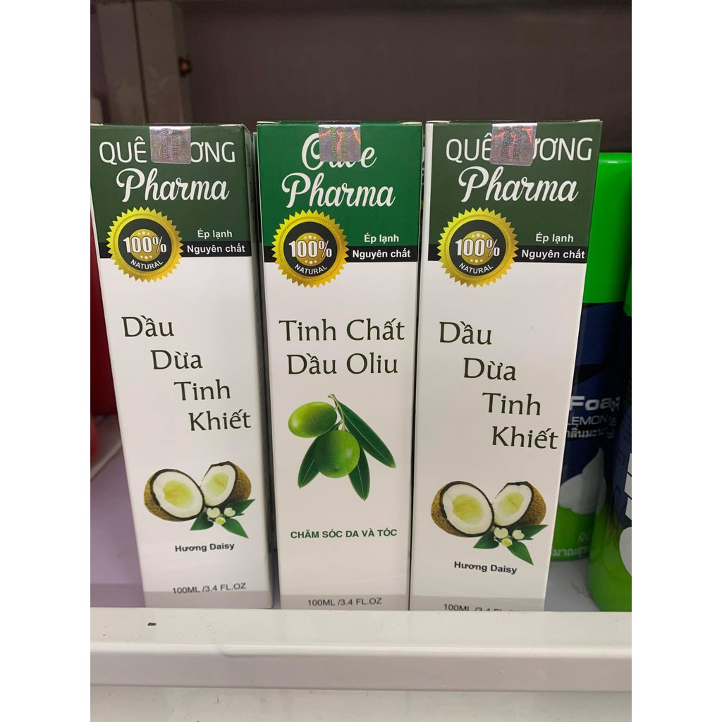 TINH DẦU DỪA VÀ ÔLIU QUÊ HƯƠNG PHARMA 100ML