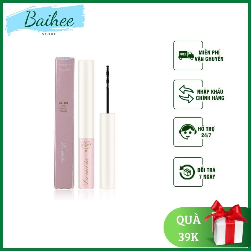 [Freeship] Mascara Đầu Mảnh Hllr2.5Mm Không Lem Giúp Làm Dài Dày Tạo Kiểu Làm Cong Mi - Baihee