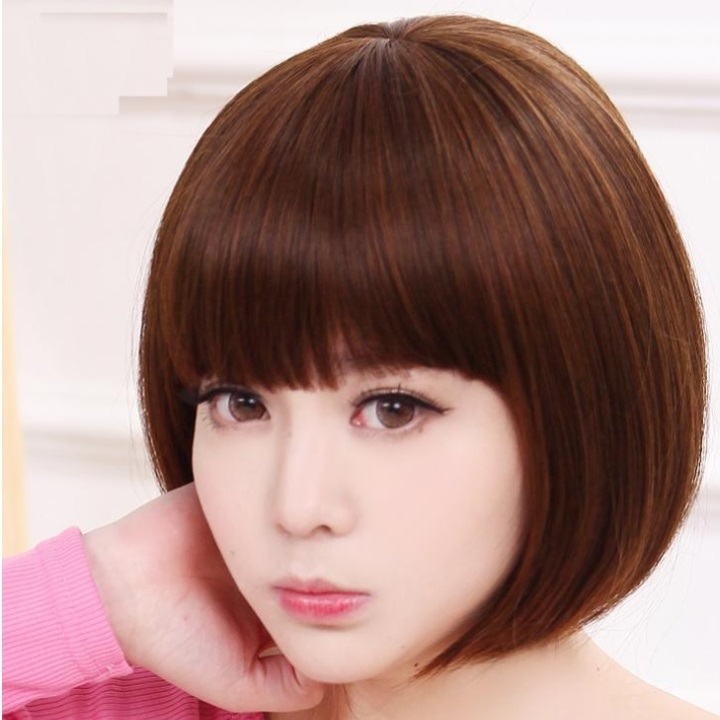 [Hcm]Tóc Giả Nữ Hàn Quốc + Tặng Kèm Lưới Tn44