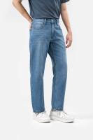 Quần Jeans nam Basics ống suông rộng dáng Regular Straight dày dặn thoải mái Quần bò mặc đi chơi dạo phố Coolmate
