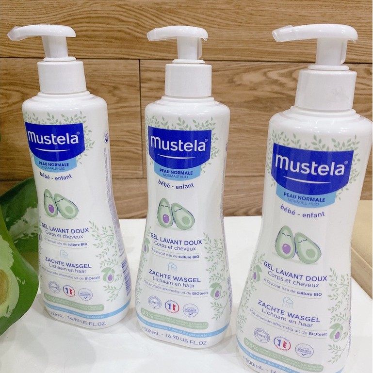 [HCM][ CHÍNH HÃNG + BILL ] ?? Dầu gội và sữa tắm 2 in 1 Mustela an toàn cho làn da bé 500ml ??