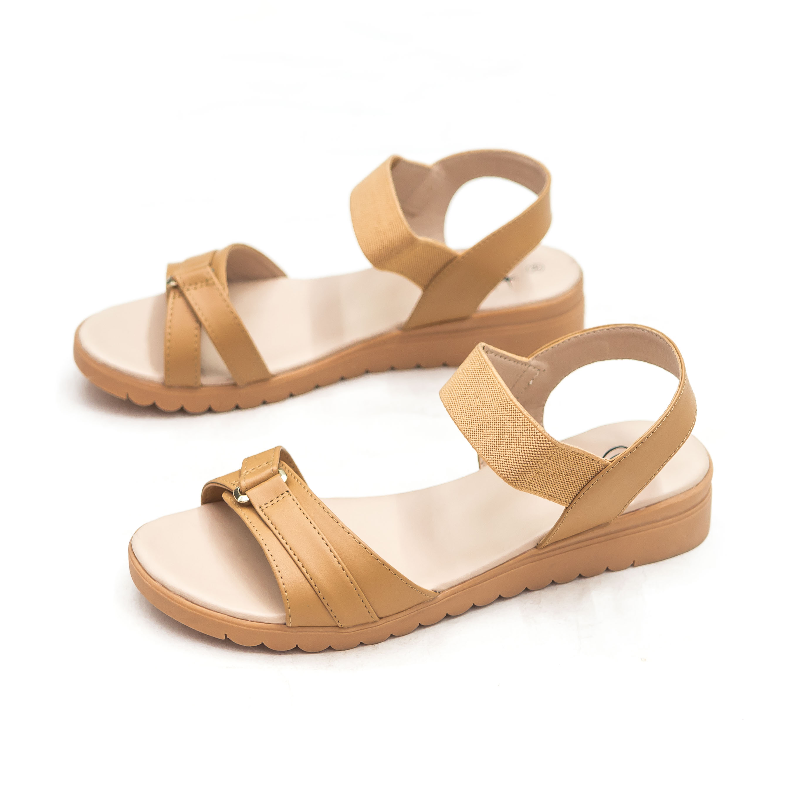 [Hoàn Xu] GIÀY SANDAL QUAI HẬU NỮ BITIS THỜI TRANG BTW000288 (ĐEN FULL +  ĐEN + NÂU + KEM) - BITIS