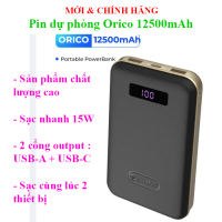 Pin Dự Phòng Sạc nhanh Siêu Mỏng 10.000mAh Aukey (Đức) PB-N73S 18W PB-N73 15W/ Orico 12500mAh
