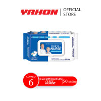 Khăn Ướt Vệ Sinh Người Lớn QUICK-NURSE 50 Miếng | Sạch Sẽ An Toàn Tiện Lợi