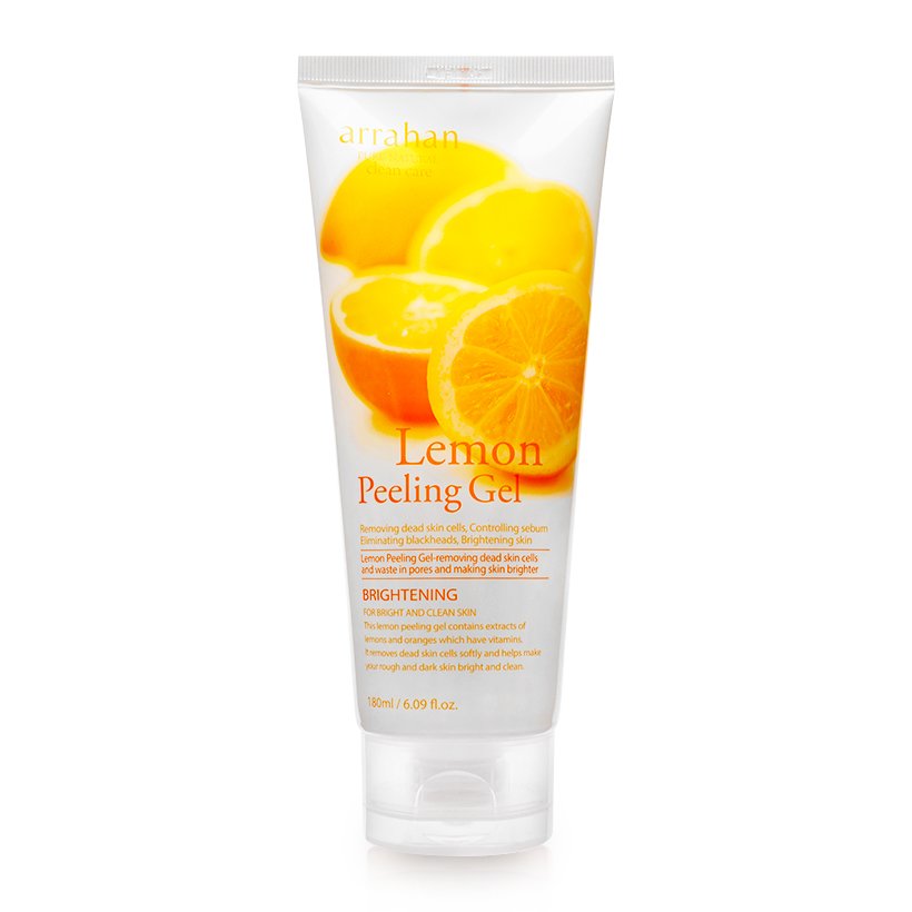 Tẩy Da Chết Giúp Sáng Da Arrahan Lemon White Peeling Gel 180Ml