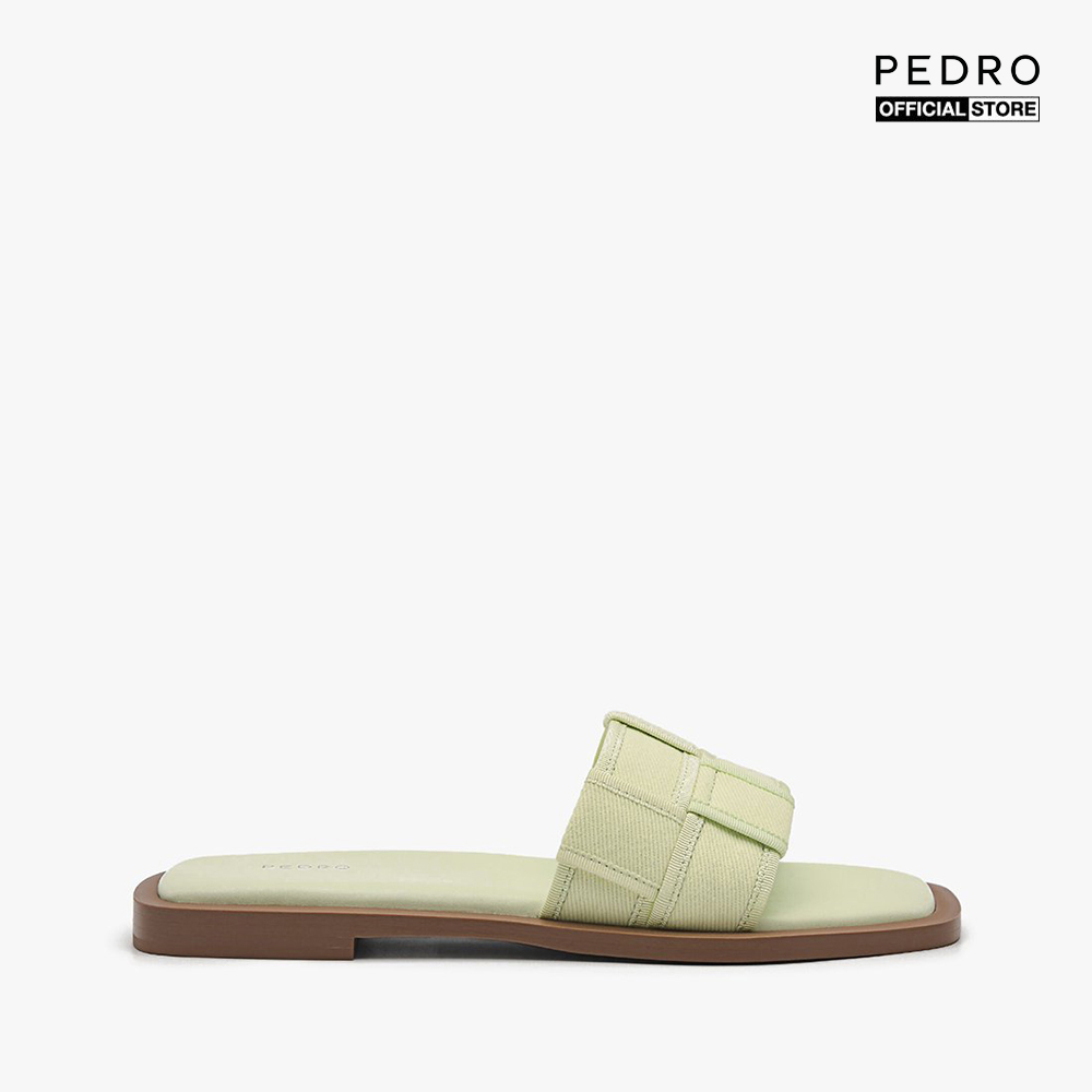 PEDRO - Dép nữ quai ngang Woven PW1-66740003-1-D3