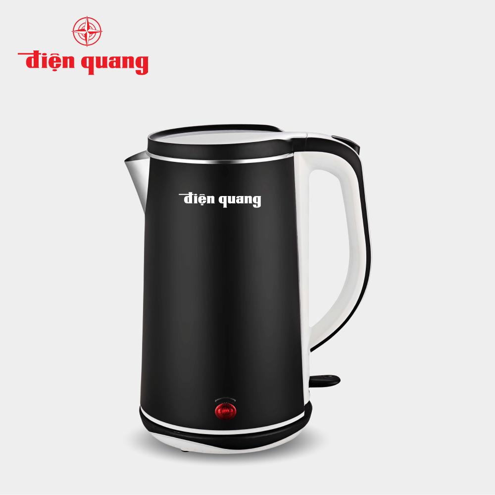 Ấm đun nước Điện Quang ĐQ EKT11 1818 BL - Dung tích 1.8L, Inox 304, Màu đen
