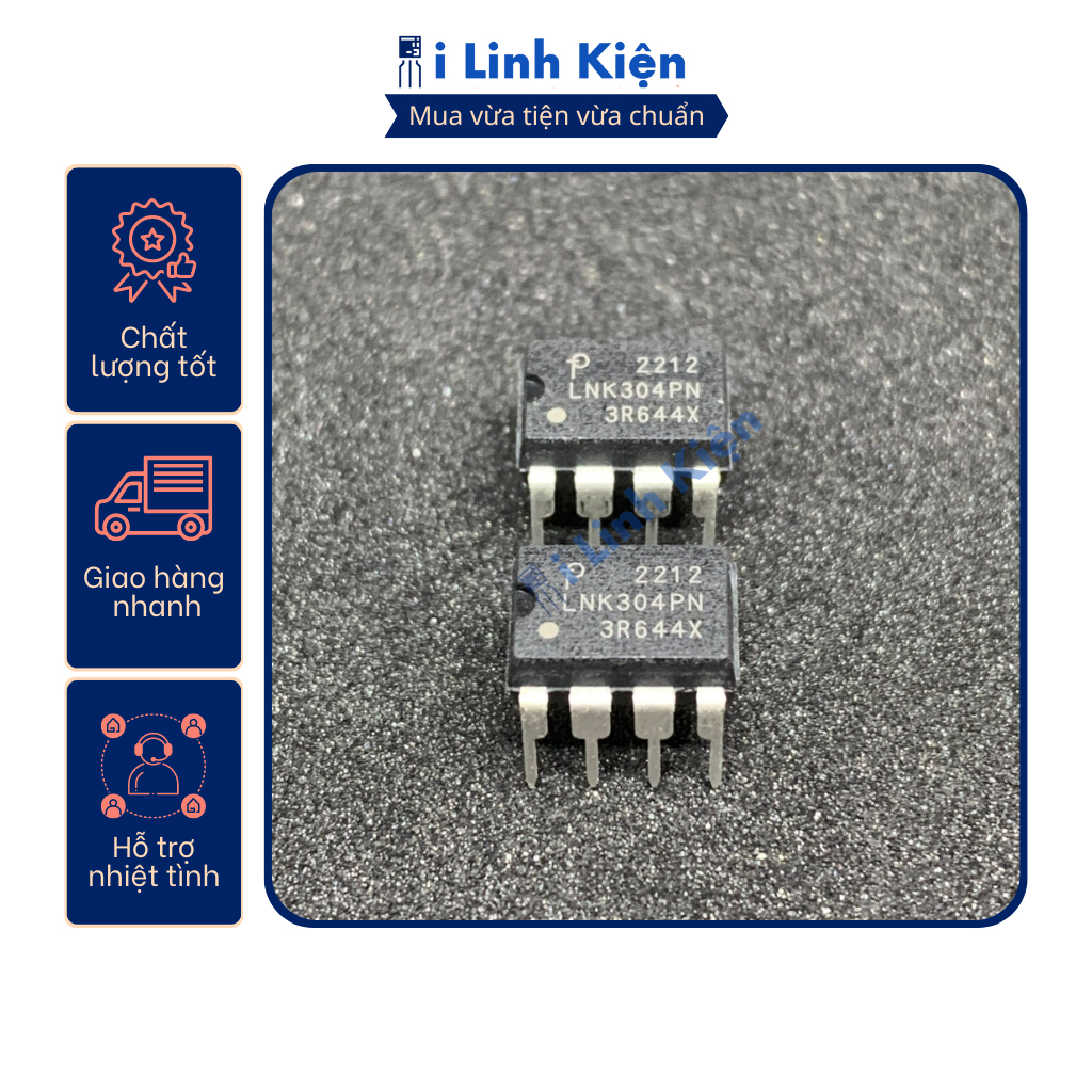 IC nguồn LNK304PN LNK304 nhập khẩu chính hãng chất lượng cao.