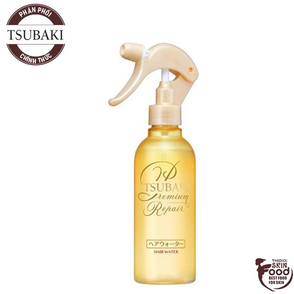 Xịt Dưỡng Tóc Phục Hồi Hư Tổn Ngăn Rụng Tóc Tsubaki Premium Repair Hair Water 220Ml