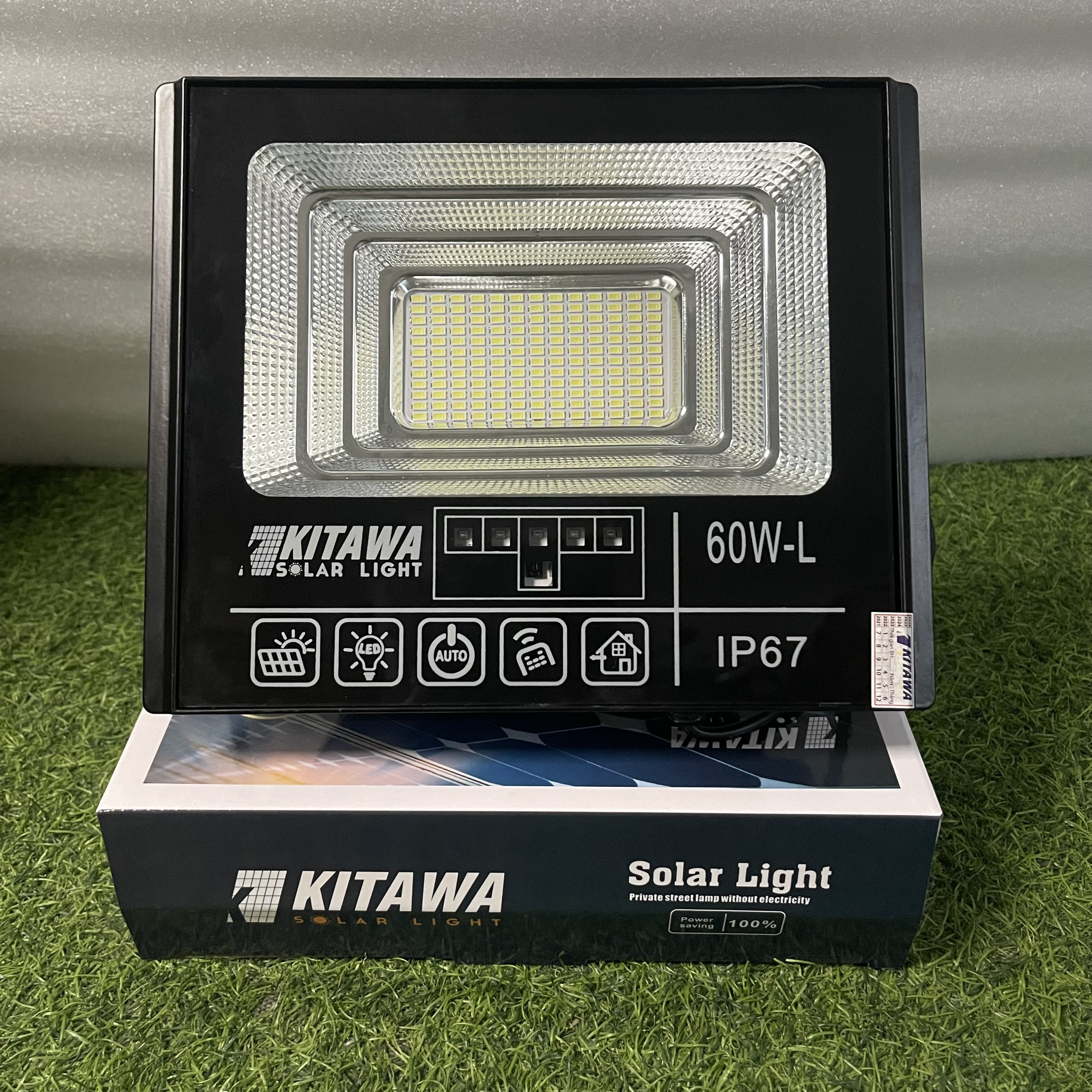 60W Đèn Pha Năng Lượng Mặt Trời Kitawa 60w Ip67 DP160