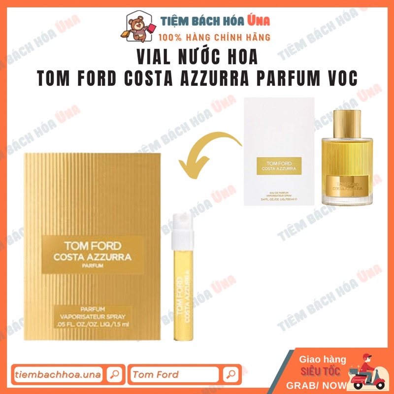 Vial mẫu thử nước hoa Tom Ford Costa Azzura Parfum VOC