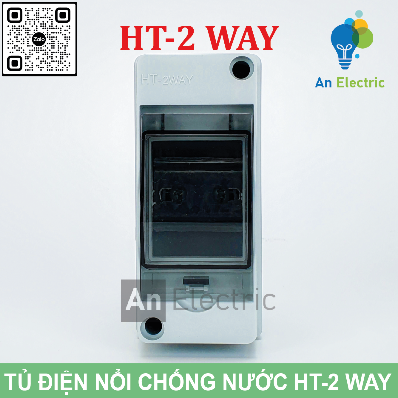 Tủ điện phân phối chống nước 2 WAY 3 WAY 5 WAY 8 WAY 12 WAY 15 WAY 18 WAY 24 WAY chuẩn IP65 (HT Seri
