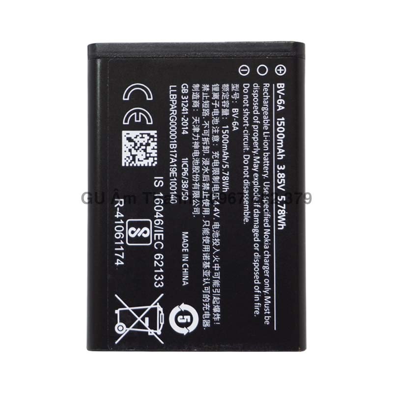 Pin cho Nokia 2720 Flip 4G TA-1170 TA-1168 dung lượng 1500mAh Zin máy