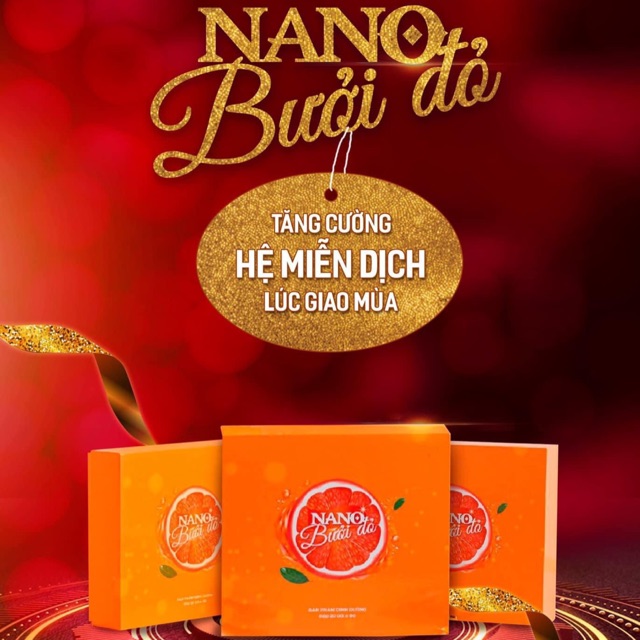 [Hcm]Giảm Cân Đẹp Da Nano Bưởi Đỏ Hera Tự Nhiên - Hộp 20 Gói