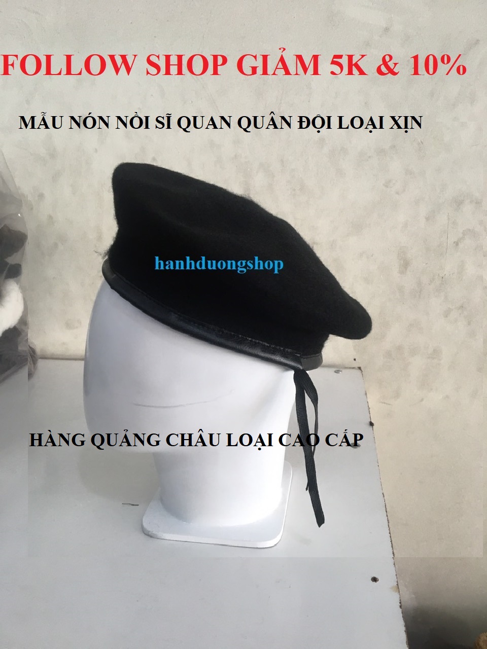 Nón nồi nỉ cao cấp mũ nồi nón beret nam trung niên mũ beret nam hàng quảng châu phong cách lịch làm 