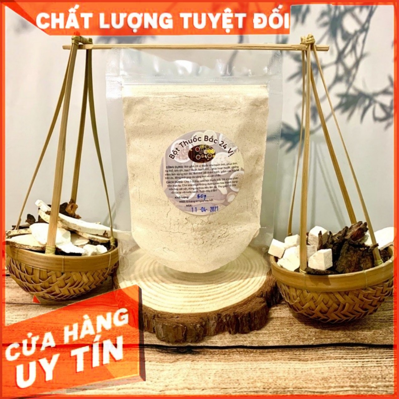 Bột T - Bắc 24 Vị Dưỡng Da Hunmun Handmade