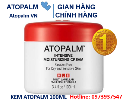 Kem Atopalm 100ml Nhập khẩu chính hãng Date 2027