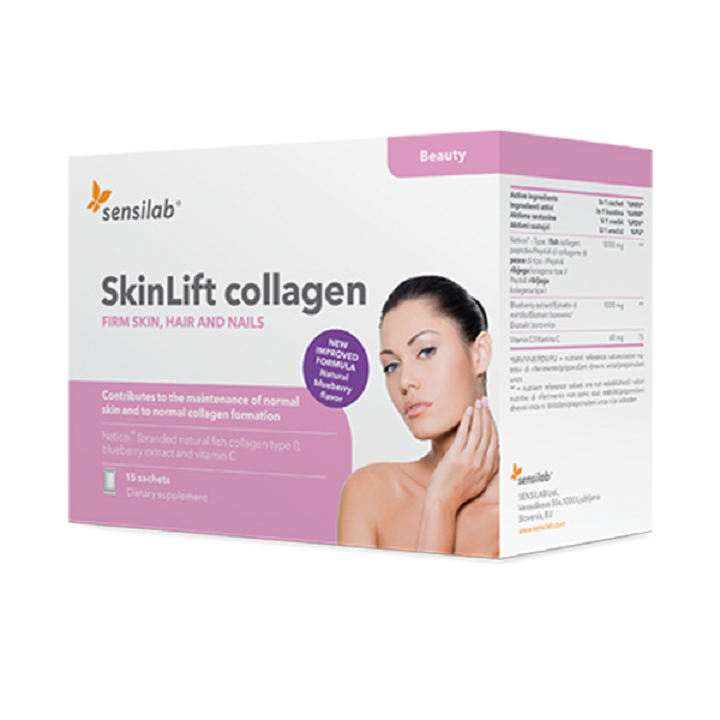 Viên Uống Đẹp Da Skinlift Collagen - Làm Chậm Quá Trình Lão Hóa Giúp Da Sáng Mịn Tự Nhiên - Hàng Đầy Đủ Tem Kiểm Định