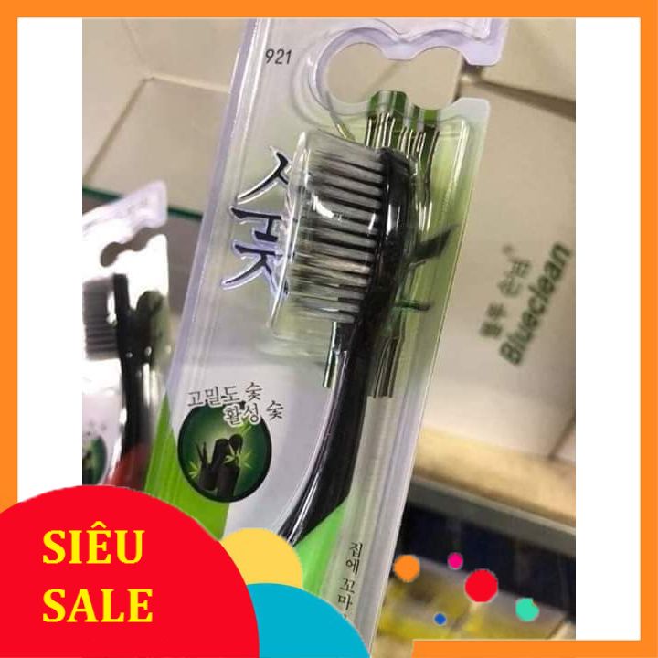 Combo 3 cái bàn chải đánh răng làm từ than hoạt tính Bossi