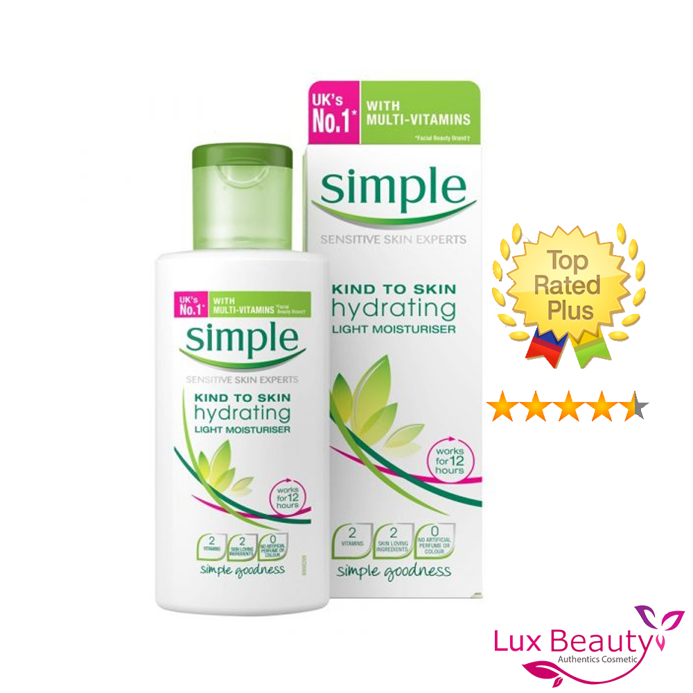 Kem Dưỡng Ẩm Simple Kind To Skin Hydrating Light Moisturiser 125ml