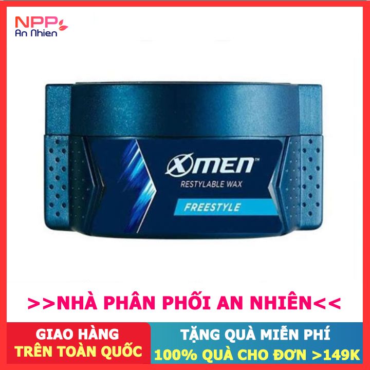 Sáp Vuốt Tóc X - Men Freestyle Hộp 70G - Npp An Nhiên